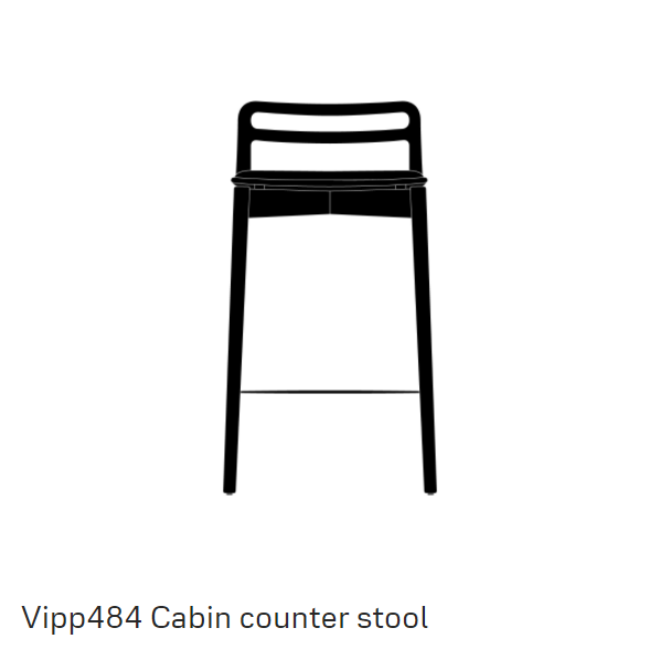vipp484 cabin counter stool