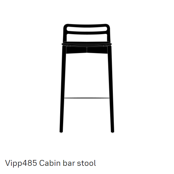 vipp485 cabin bar stool