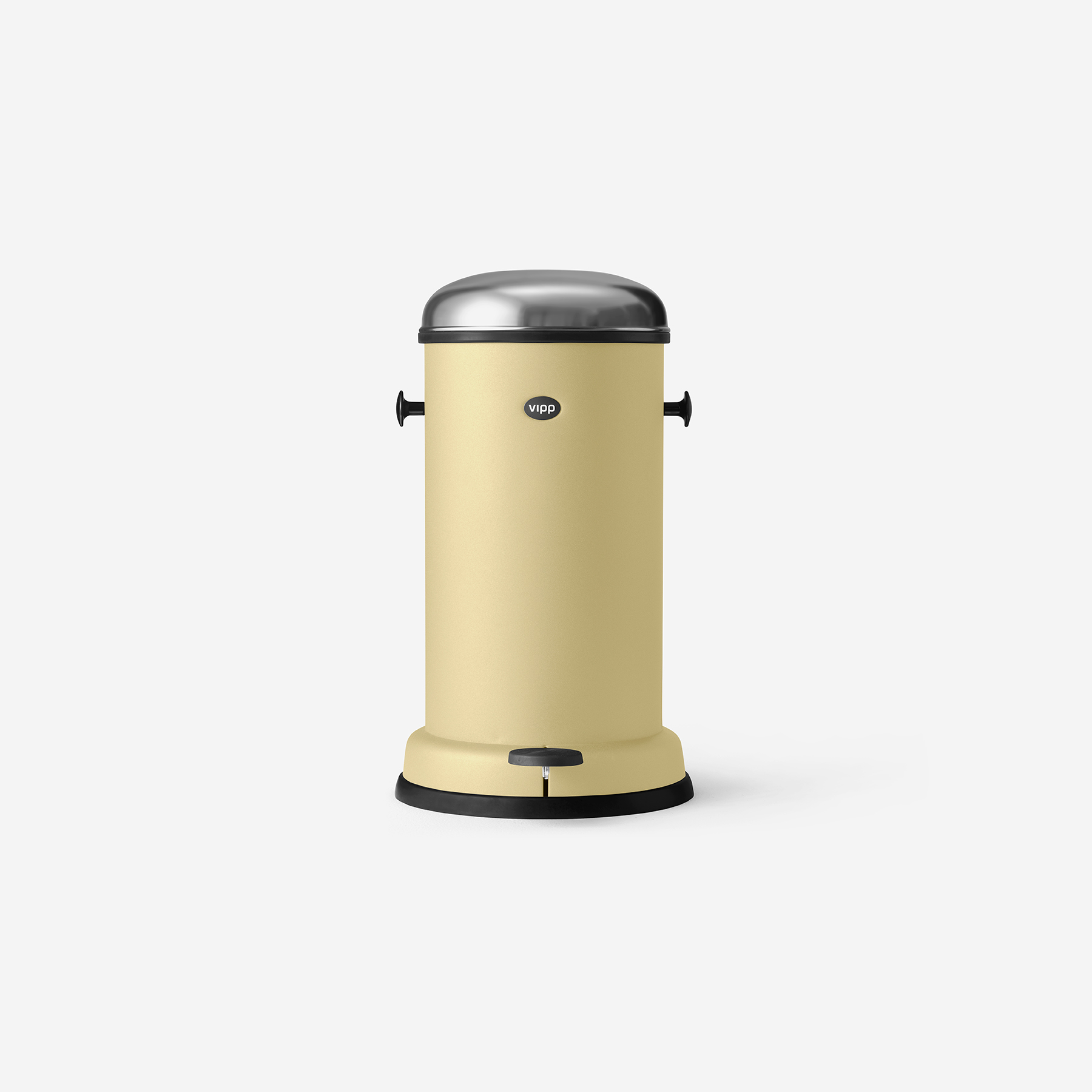 Vipp 15 pedal bin maries yellow front view